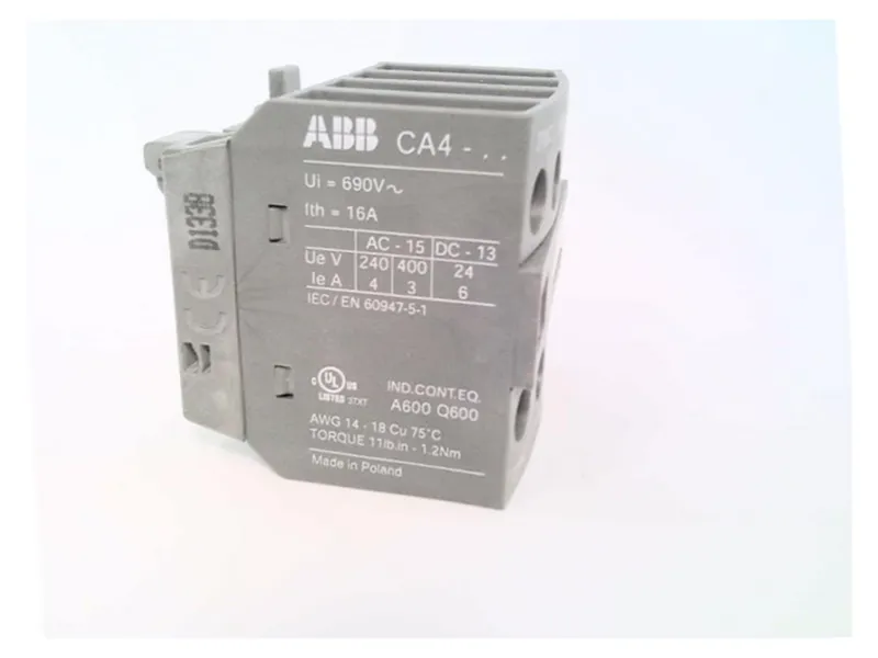 ABB ASEA BROWN BOVERI 1SBN010140R1122 yardımcı kontak