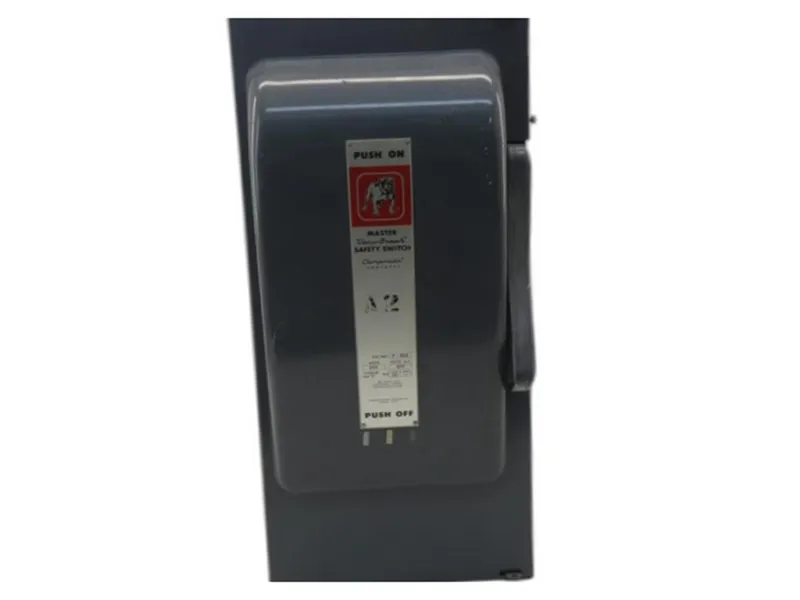 BULLDOG ELECTRIC PRODUCTS F-354 隔離開關
