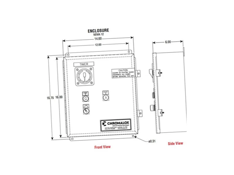 Minuterie/Compteur CHROMALOX 114340