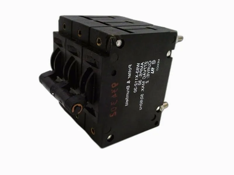 W93-X112-30 DIN 導軌安裝斷路器 by POTTER & BRUMFIELD