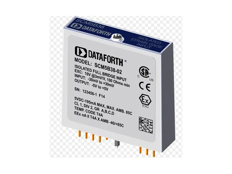 SCM5B38-02 สมอง/อินเทอร์เฟซ I/O ลอจิก VDC โดย DATAFORTH