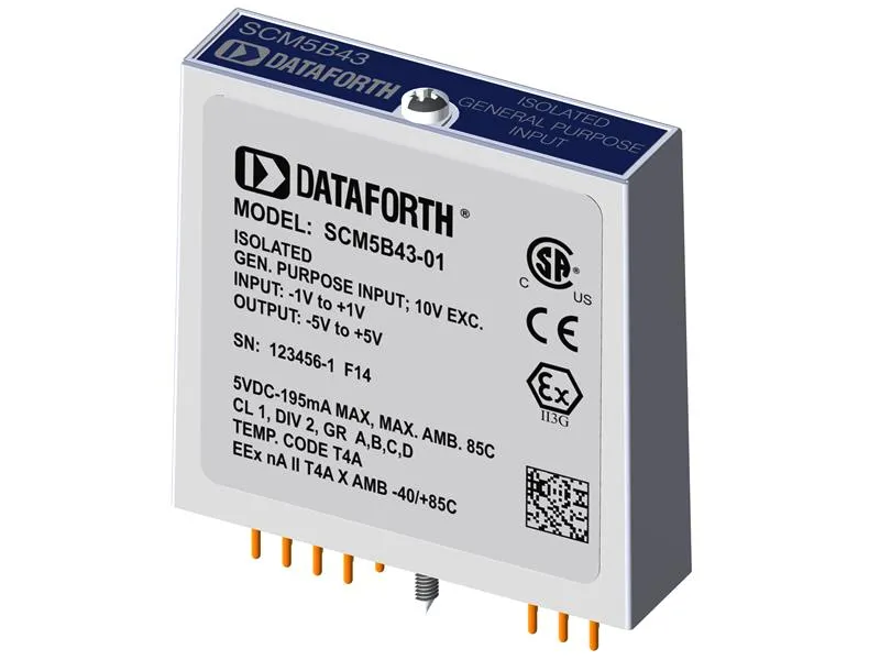 SCM5B43-10 โมดูล I/O ลอจิก VDC โดย DATAFORTH