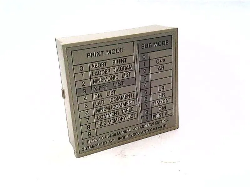 3G2A5-MP103-EV1 Mô-đun/Khung PLC của OMRON