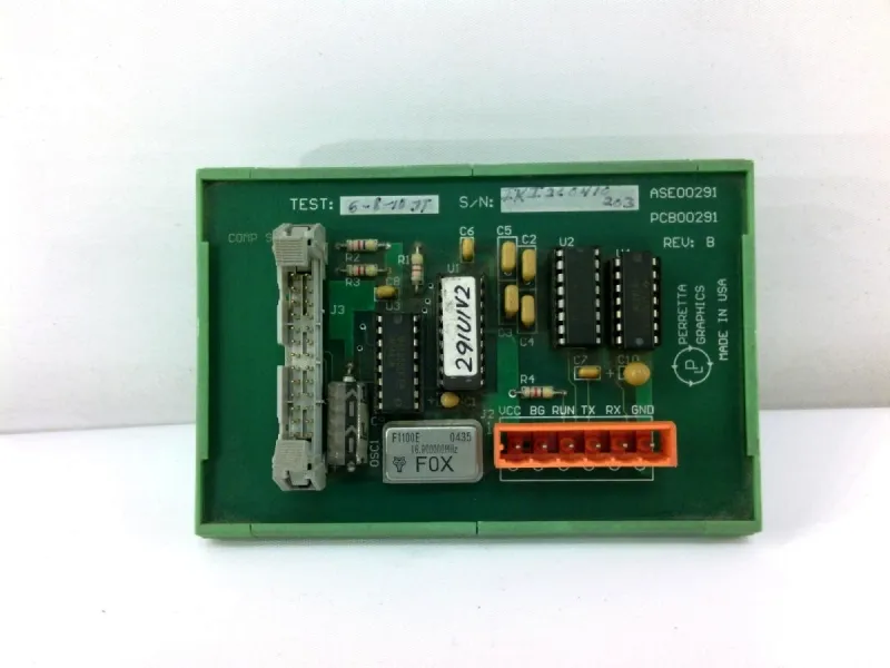 PCB00291 pc-kaart PLC/uitbreidingskaart van PERRETTA GRAPHICS