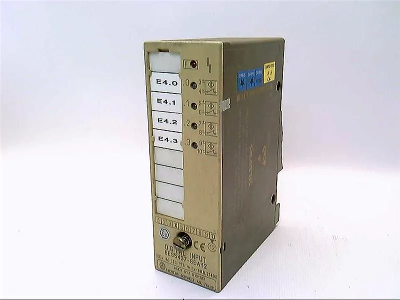 6ES5437-8EA12 Módulo/Rack PLC da SIEMENS