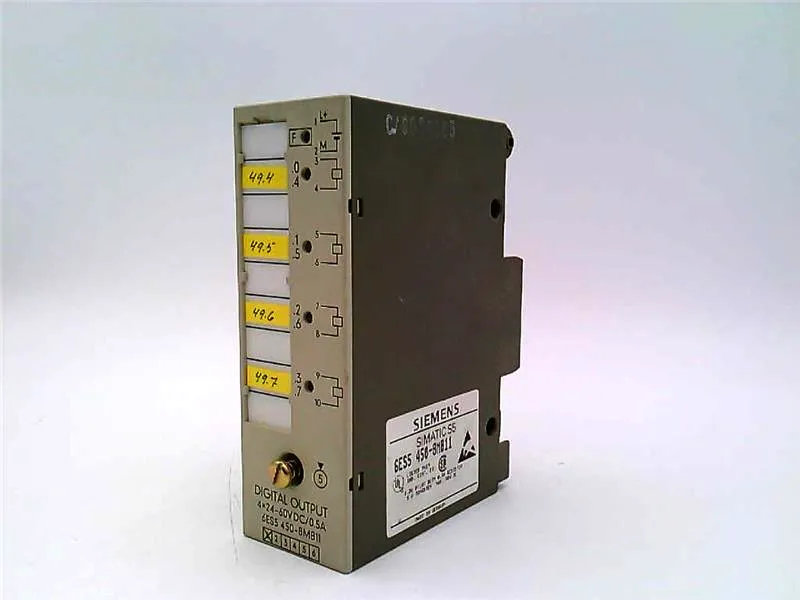 6ES5450-8MB11 Módulo/Rack PLC da SIEMENS