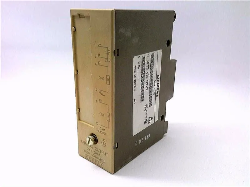 6ES5470-8MB12 Módulo de E/S lógica VDC de SIEMENS
