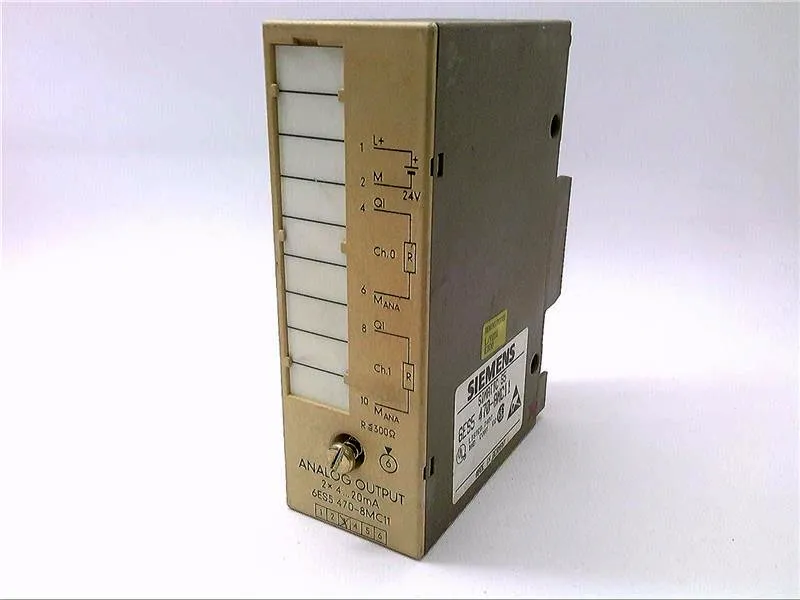 6ES5470-8MC11 Módulo/Rack PLC de SIEMENS