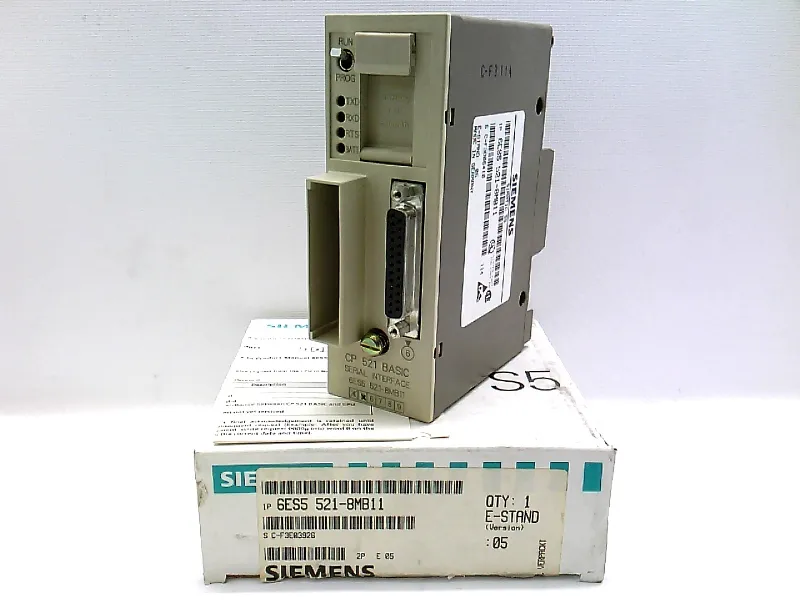 6ES5521-8MB11 Módulo/Rack PLC de SIEMENS