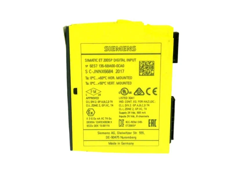 6ES7136-6BA00-0CA0 Module d'E/S logique VDC par SIEMENS