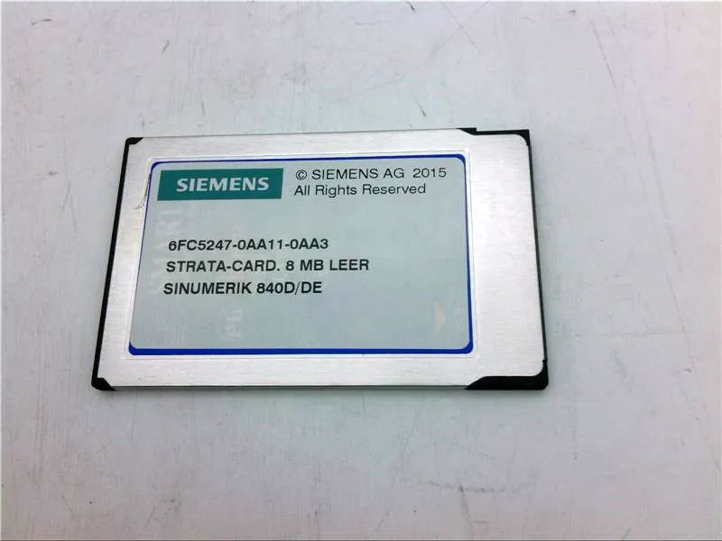 6FC5247-0AA11-0AA3 Carte PC Module/Carte d'extension API par SIEMENS