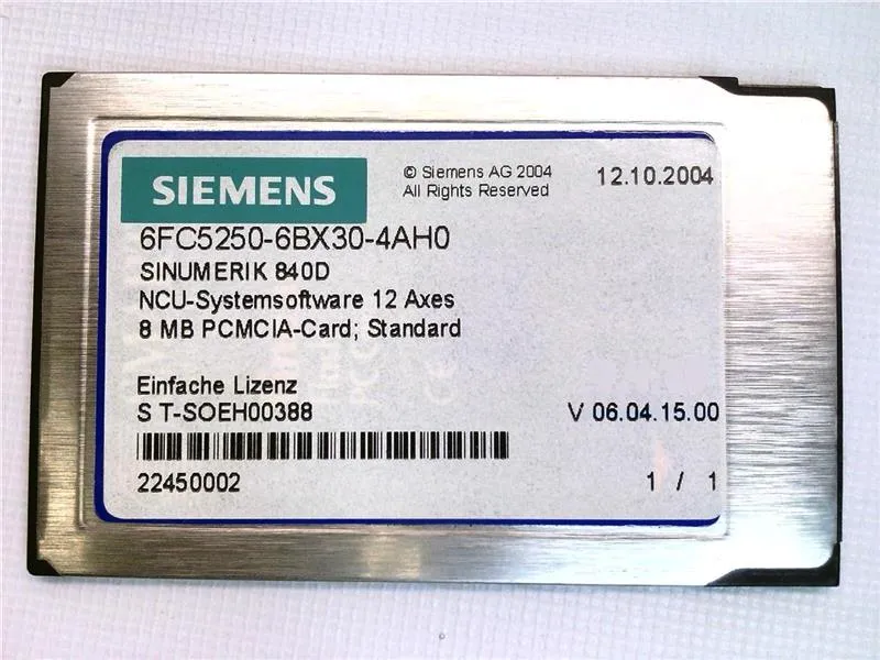 6FC5250-6BX30-4AH0 Logiciel API par SIEMENS