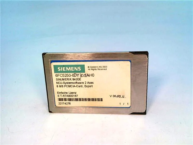6FC5250-6CY30-5AH0 Logiciel API par SIEMENS