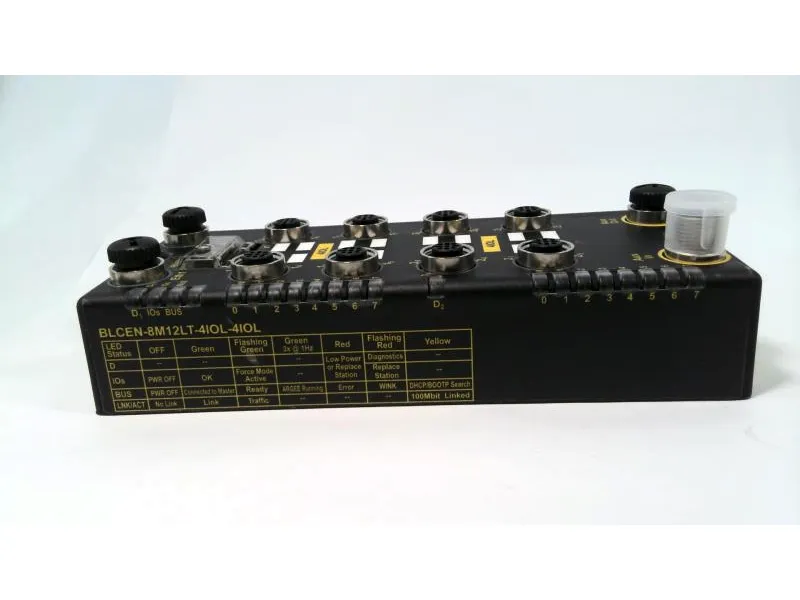 TURCK BLCEN-8M12LT-4IOL-4IOL VDC 邏輯 I/O 大腦/介面