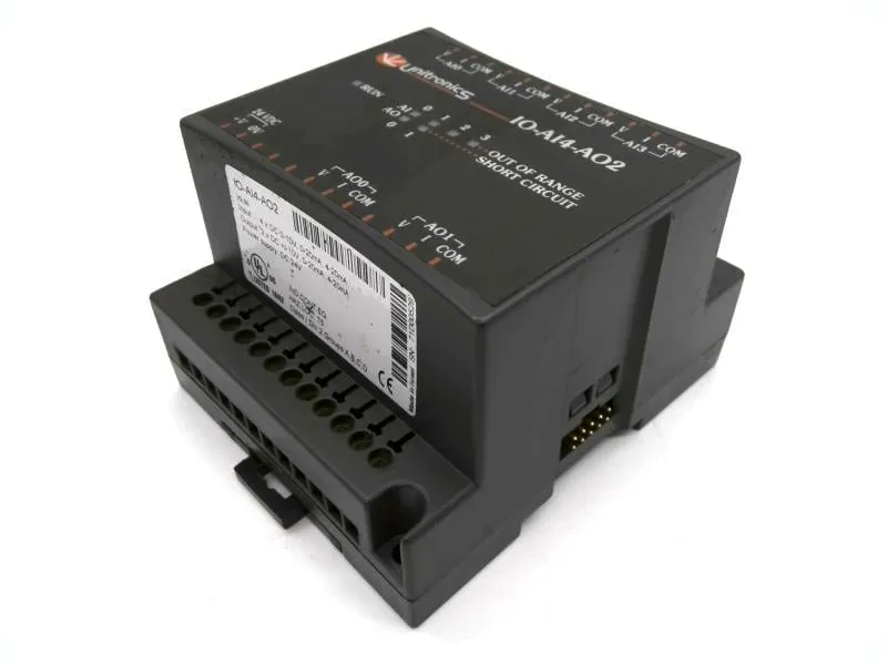 IO-AI4-AO2 VDC Lojik I/O Modülü - UNITRONICS