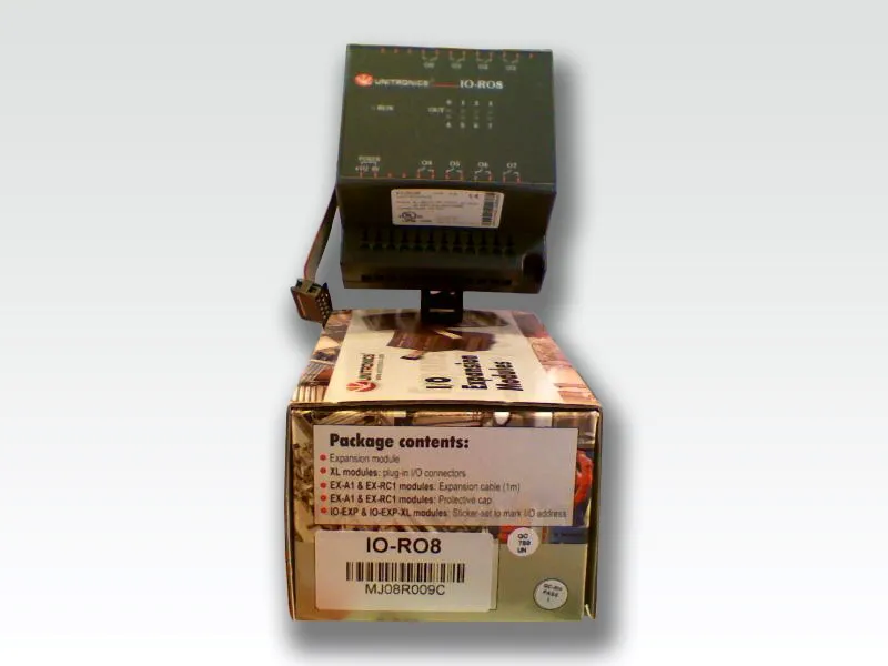 IO-RO8 VDC Mantık G/Ç Modülü - UNITRONICS