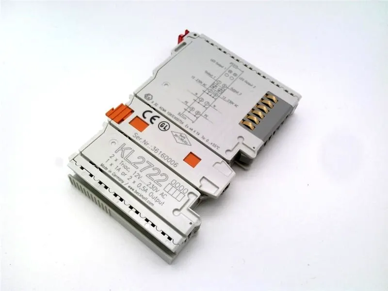 KL2722 Thiết bị đầu cuối lập trình PLC của BECKHOFF