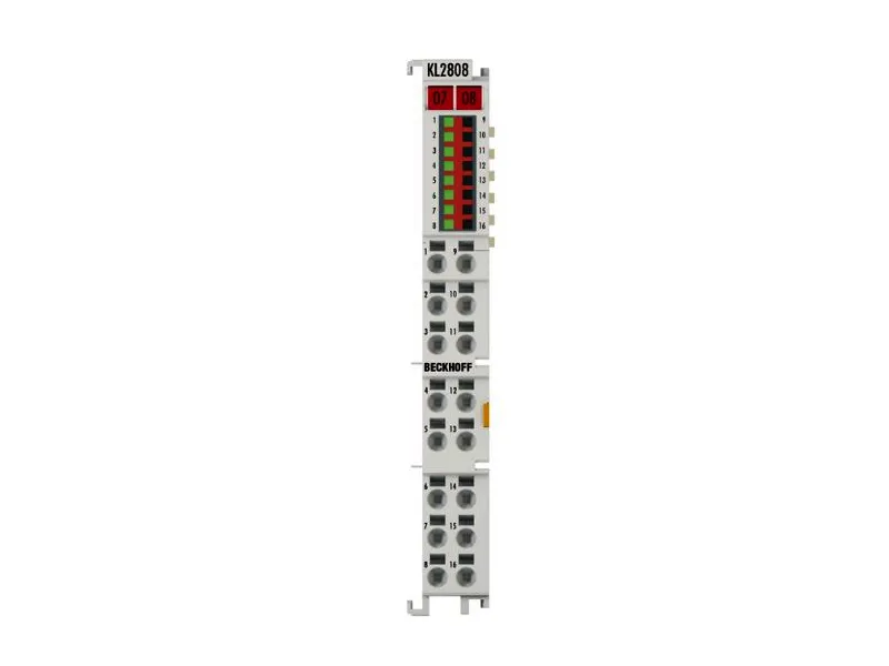 KL2808 Thiết bị đầu cuối lập trình PLC của BECKHOFF