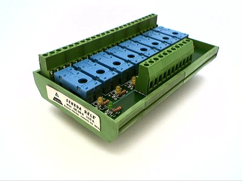 GE-68-8-110A PLC Module/Rack by GENESI ELETTRONICA