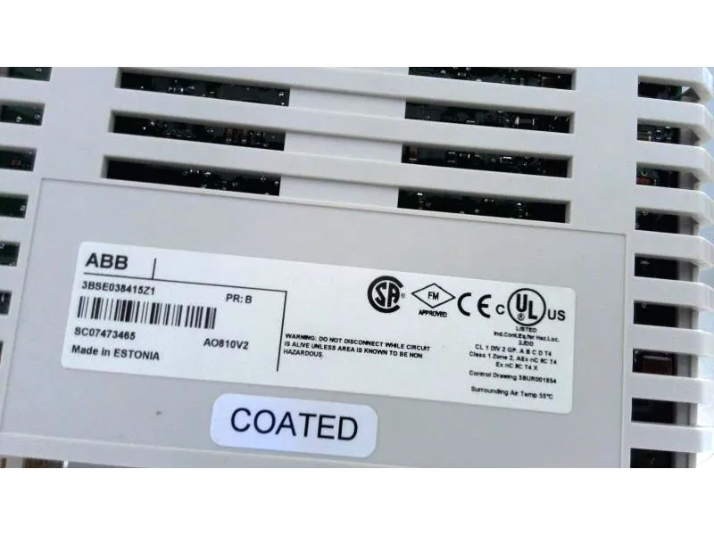 3BSE038415Z1 PLC模組/機架 由 - ABB - ASEA BROWN BOVERI 製造