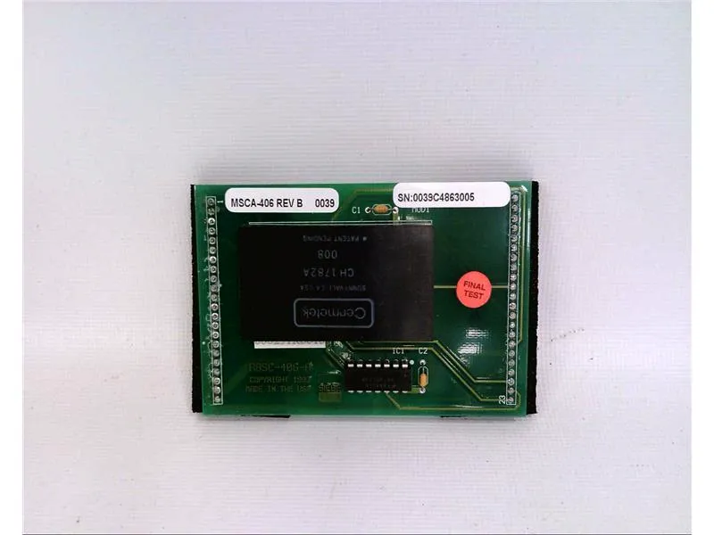 MSCA-406 工業電腦板 由 INVENSYS 製造