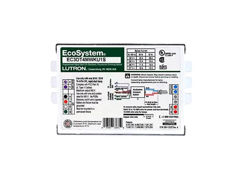 EC3DT4MWKU1S PLC模組/機架 由 LUTRON 製造