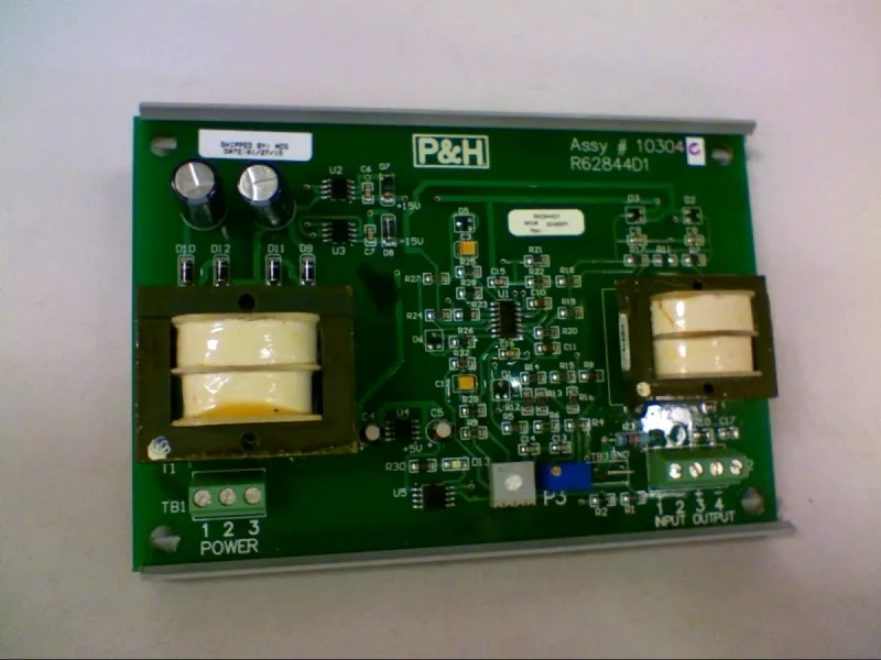 บอร์ดพีซี PLC/บอร์ดเสริม R62844D1 โดย P&H CRANE