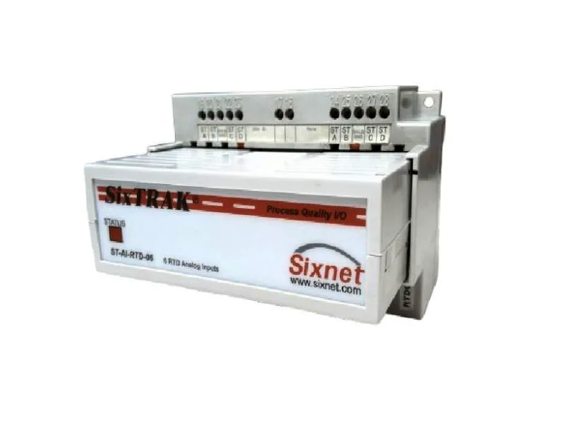 ST-AI-RTD-06U VDC邏輯I/O模組 由 SIXNET 製造