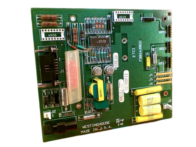 Placa para PC PLC/Placa Adicional 7380A39G01 da WESTINGHOUSE
