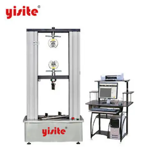 ISO 13953 10KN 20KN Computerized Automatic PE Plastic Pipe Fittings Tensile Breaking Machine