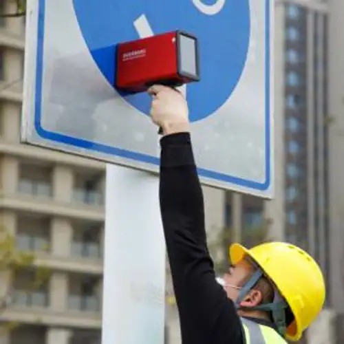 One Key Calibration Mobile Retroreflectometer Road Sign Reflective Gt-SR-006 Multi-angle Coefficient Tester