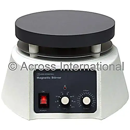 Across HP-50A 單相 2.5加侖容量 1500 RPM 350W 110V 60Hz 8" x 10" x 4-1/2" 加熱磁力攪拌器