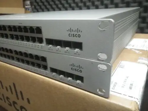 Cisco Meraki Ms320-48Fp Poe Switch Unclaimed 2X 1025Wac +Cords Hw 1-Yr