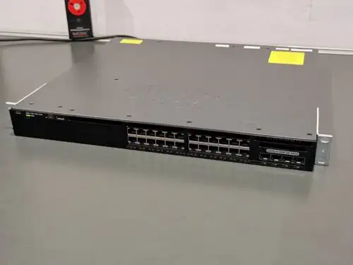 Cisco Catalyst Ws-C3650-24Ts-S X2 Psu 網路交換機