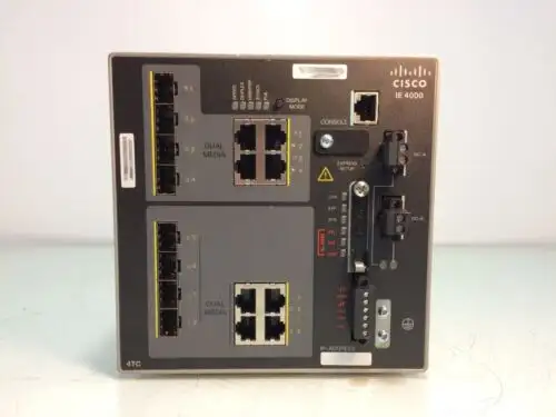 Cisco IE-4000-4TC4G-E 4埠Fe和4埠Ge組合工業乙太網交換機