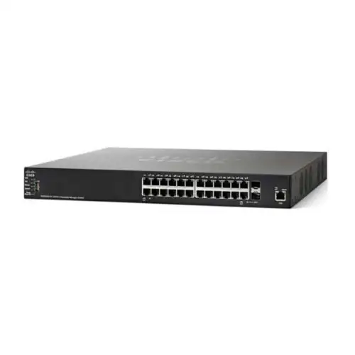 Cisco 350X Sg350X-24 24 Port Layer 3 Gigabit Ethernet Switch Sg350X-24-K9-Na