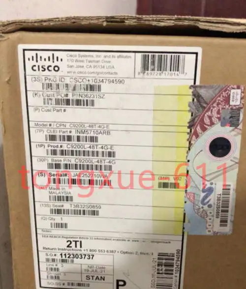 Cisco C9200L-48T-4G-E 48埠千兆交換機