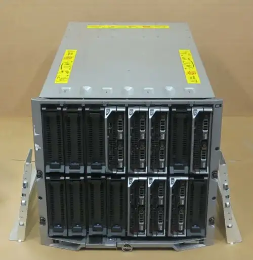 Dell Poweredge M1000E Chassis + 7 X M610 Blade Servers 10 X 6-Core 1008Gb Ram
