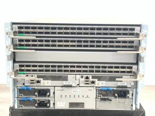 Cisco Nexus N9K-C9504 W/ 3X N9K-X9536Pq Vo2 | 2X N9K-Sup-A Great Unit & Deal