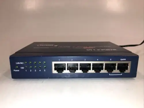 Linksys Nh1005 V2 Fast Ethernet Network 10/100 5-Port Switch With Power Supply