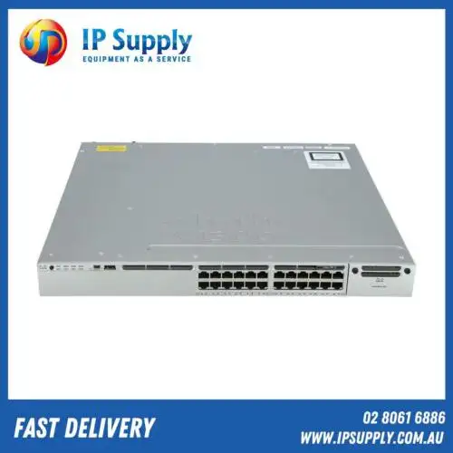 Brand Cisco Ws-C3850-24T-E 24 Port Gigabit Switch Ip Services Fast ping