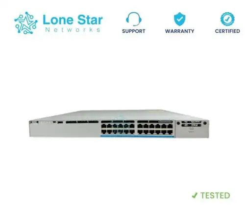 Cisco C9300-24Ux-E 9300 24埠和UPoE網路基礎交換機