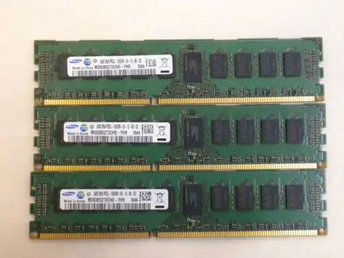 12Gb 3X4Gb Memory Pc3L-10600R M393B5273Ch0-Yh9 Comp To Snp9J5Wfc/4G R310