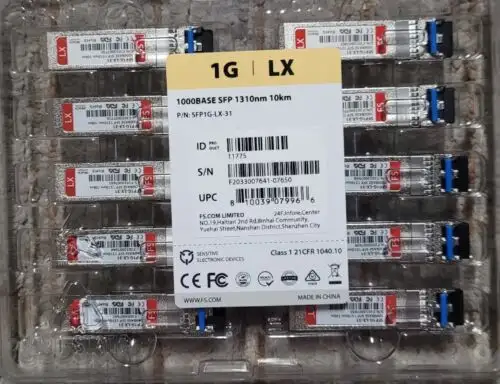Fs Sfp1G-Lx-31 1000/Base Sf 1310Nm 10Km Transceiver Modules - Lot Of 238