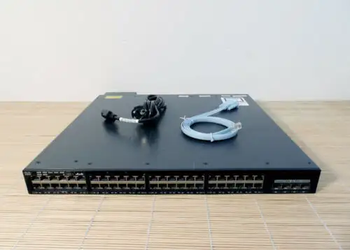 Cisco Ws-C3650-48Fq-S 48 10/100/1000 1Xpwr 乙太網路交換器