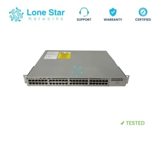 Cisco C9200-48P-A 48ポートPoe+ネットワークスイッチ