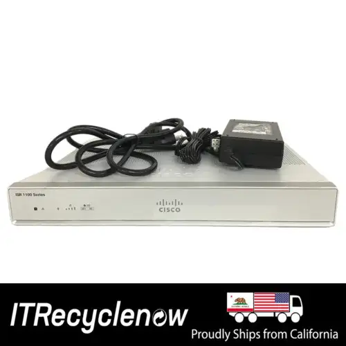 Cisco ISR 1100 Series 8X GE LTE IPBase 12V DC 4X PoE 統合サービスルーター