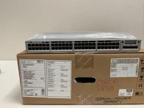Cisco C1-Ws3850-48Poe+ With Dual Power Supply Brand C3850-Nm-2-10G Module