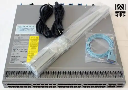 Cisco N9K-C92348Gc-X 48X 1Gb Rj-45 4X 25Gb Sfp28 2X 100Gb Qsfp28 導軌套件