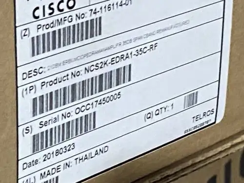 Cisco Ncs2K-Edra1-35C 21Dbm Erbium Doped Raman Amplifier +Bst 35Db Span -C- Band